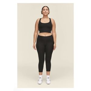 Girlfriend Collective Black Compressive Mid-Rise Legging - New Without Tags